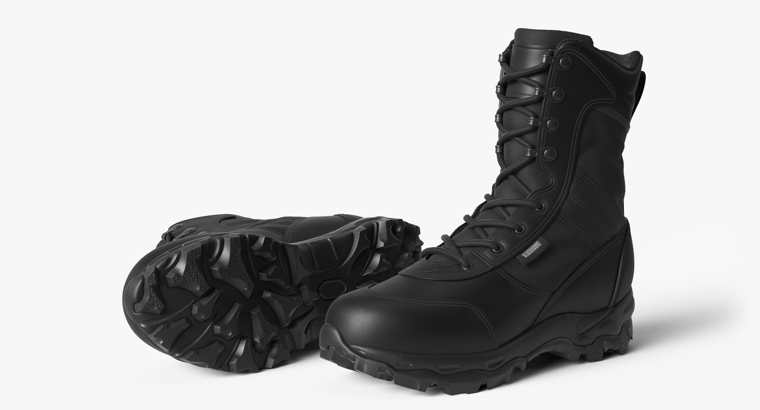 3D blackhawk warrior boots black - TurboSquid 1324719