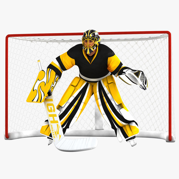 Hockey Torwart Hauptquartier 3d Modell Turbosquid 1324957