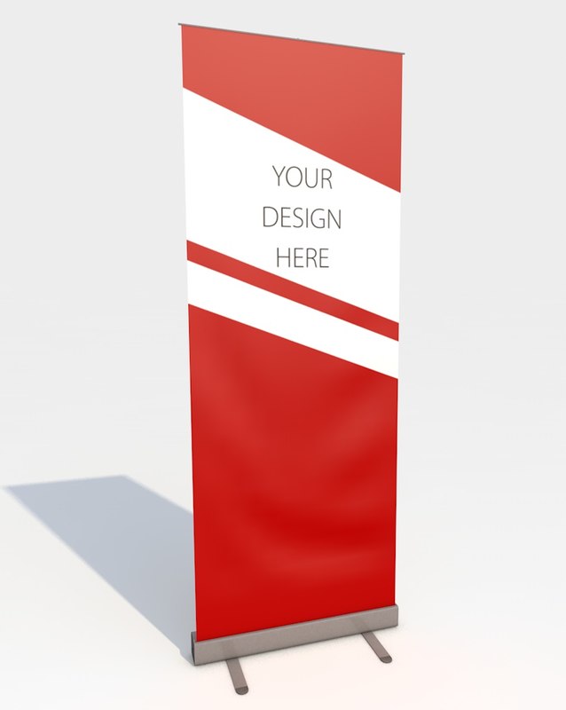 Pull banner 3D model - TurboSquid 1324962