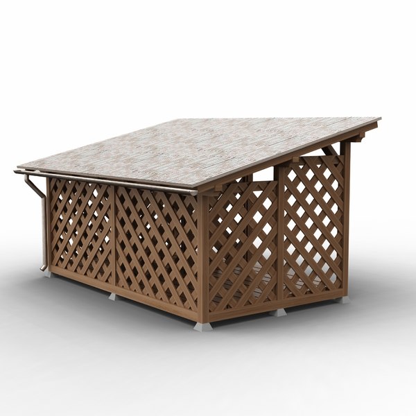 modelo 3d Almacenamiento de leña - TurboSquid 1324976