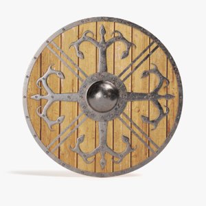3D viking shield 4