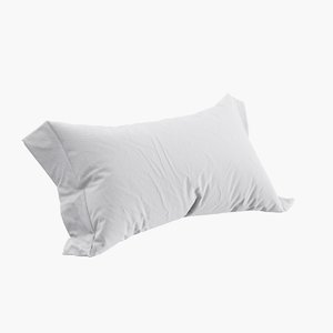 bed pillow single 3D model