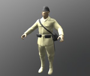 japanese soldier model