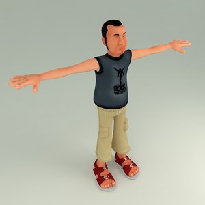 3D bubun character