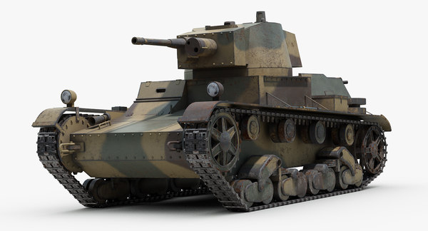 7TP polnischer Panzer 3D-Modell - TurboSquid 1325684