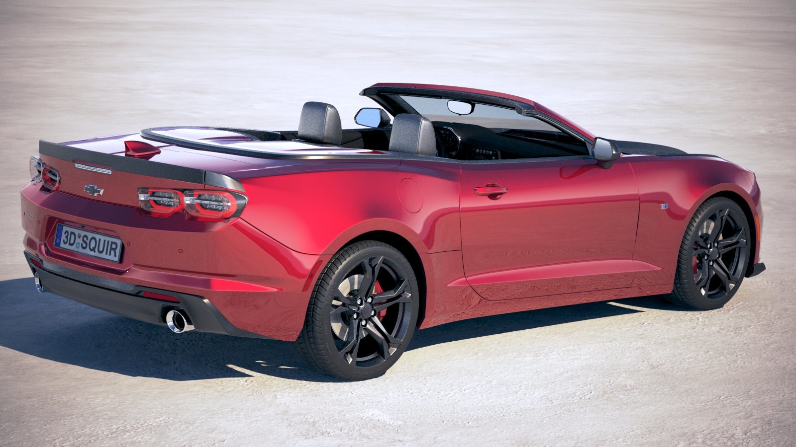 Chevrolet camaro convertible 3D model - TurboSquid 1325739