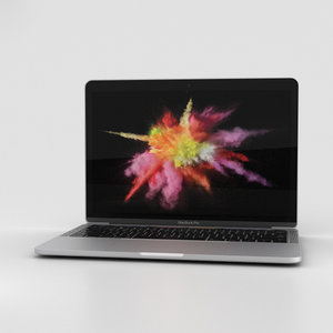 3D model apple macbook mac