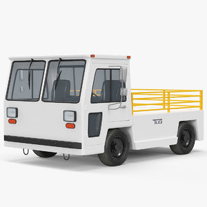baggage towing tractor mh-50 3D model