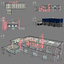 industrial building 3D