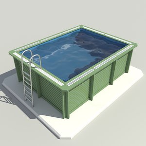 gardens pool 3D model