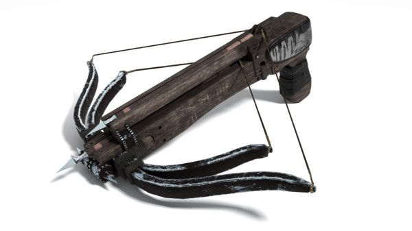 3d Crossbow Arrows Model Turbosquid