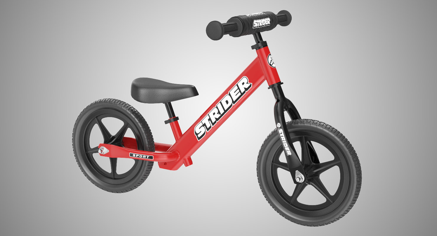 strider bike red