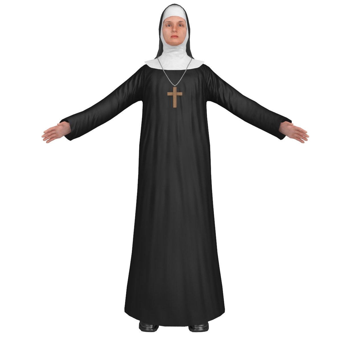 3d Nun 2 Turbosquid 1326434