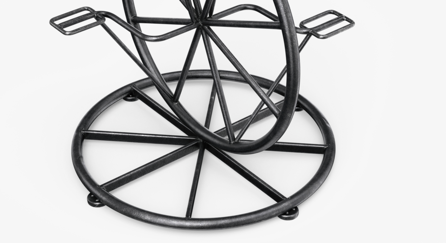 3D bicycle wheel bar stool model TurboSquid 1326487