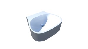 3D model washbasin