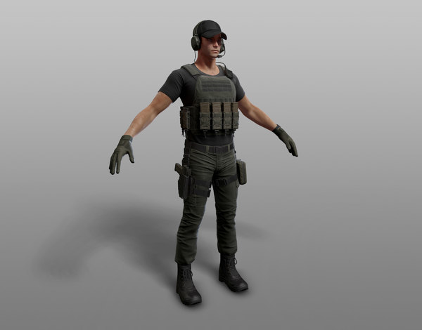 Army man 3D model - TurboSquid 1326640