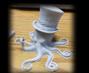 rock roll octopus 3D model