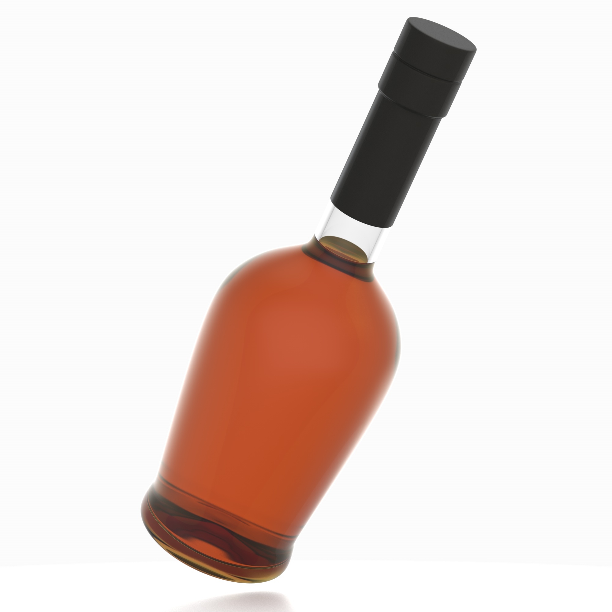 白兰地酒瓶3d模型