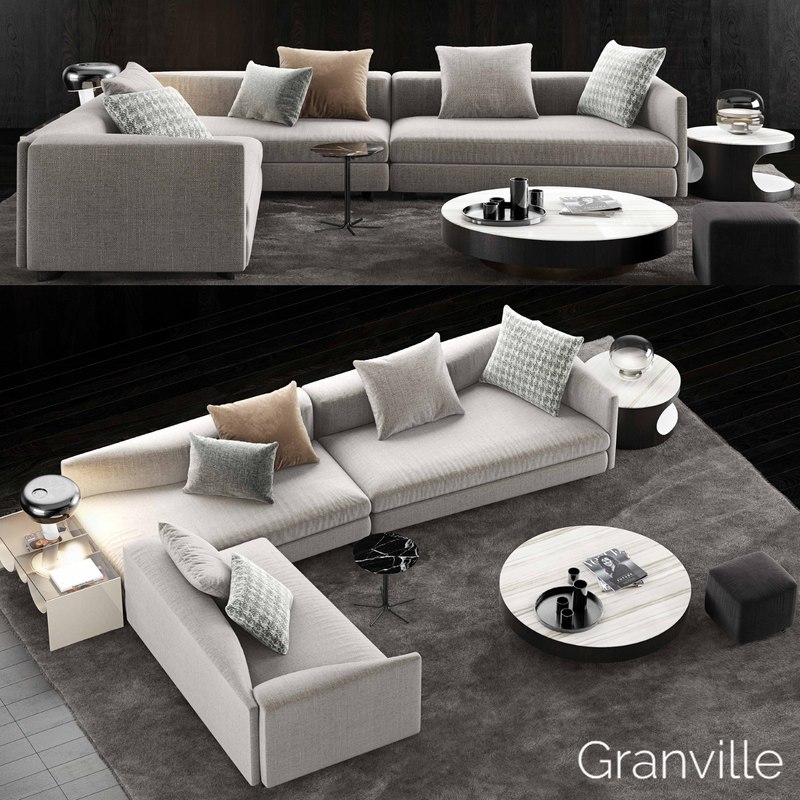 free 3d blender model sofa sofa  1326913 Minotti TurboSquid  5 model granville