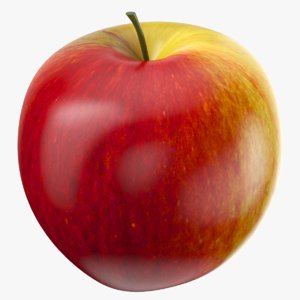 3D apple fruit
