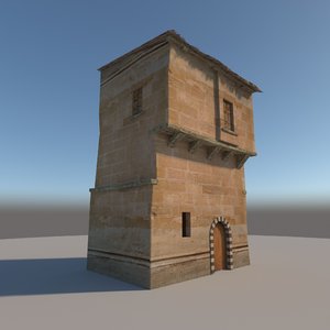 3D old house