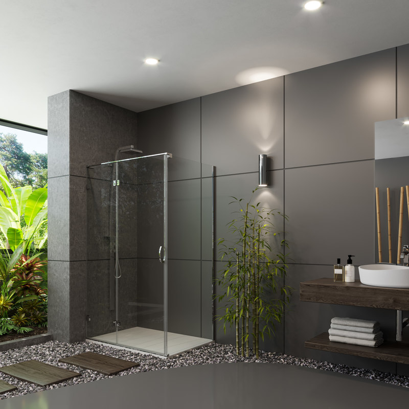 3D designed shower model TurboSquid 1327189