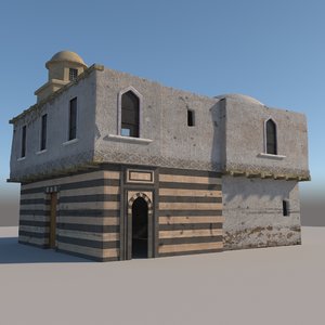 3D old house