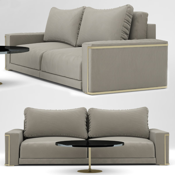 Montgomery Sofa, Design Fendi Casa 3D-Modell - TurboSquid