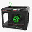 3D makerbot replicator printer rigged