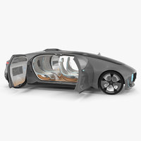 Mercedes Benz F015 Self Driving Car Concept Rigged