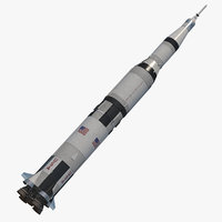 nasa crawler transporter saturn v 3d model