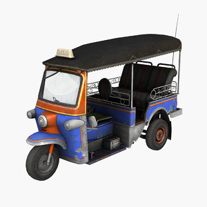 Tuk-Tuk 3D Models for Download  TurboSquid