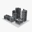 architecture building houses 3D model