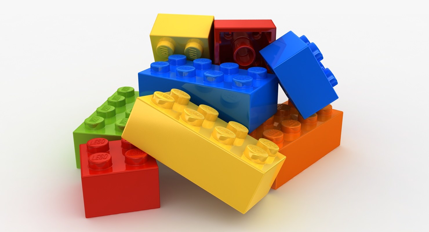 3d lego bricks collection