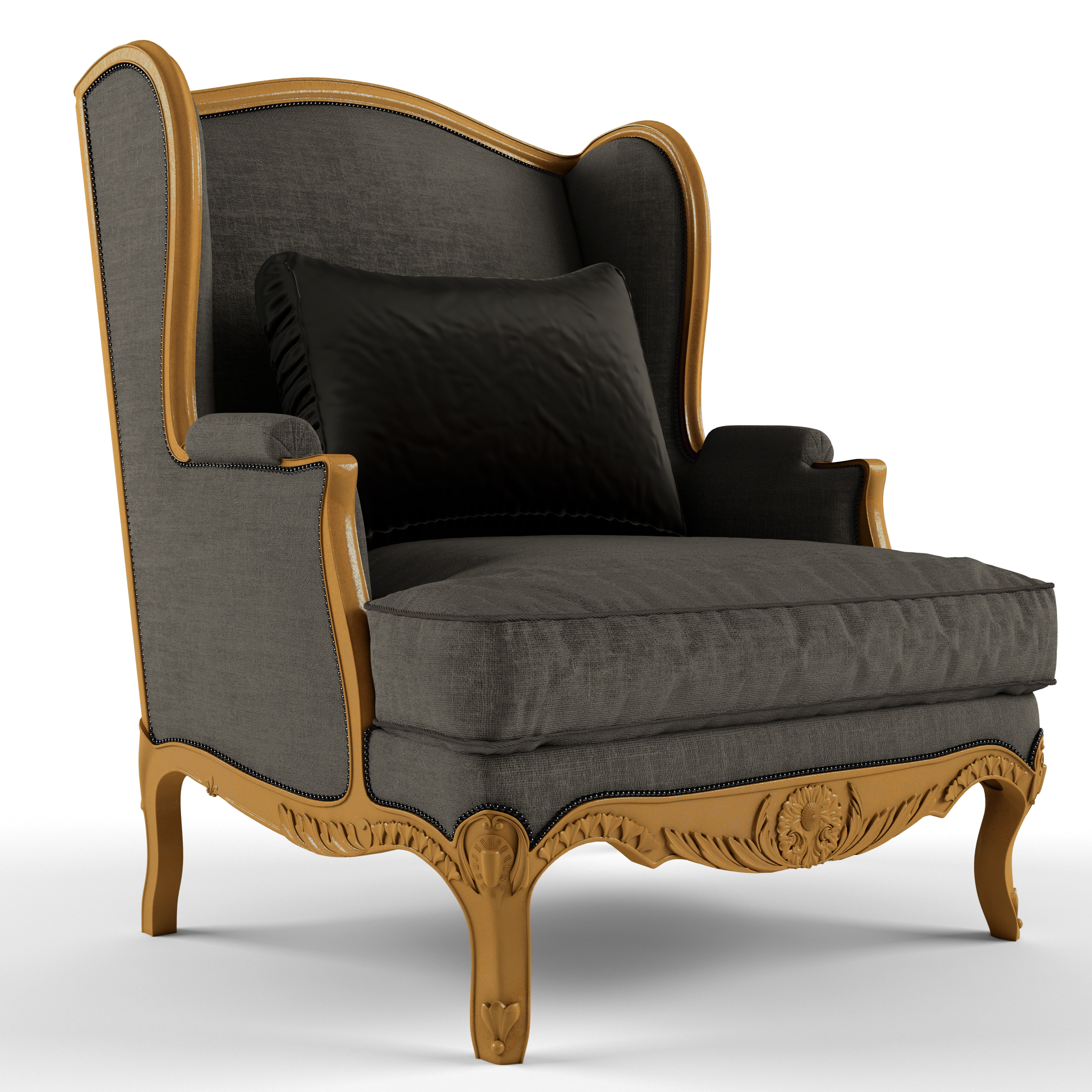 Provasi Fontaine Armchair 3d Model Turbosquid 1327699