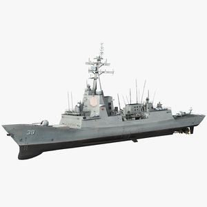hmas hobart class destroyer model