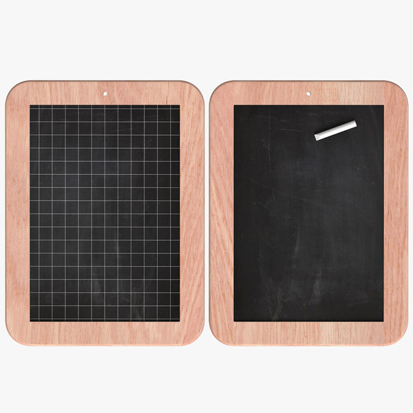 3D chalkboard office model
