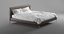 realistic wrinkles bed linens 3D model