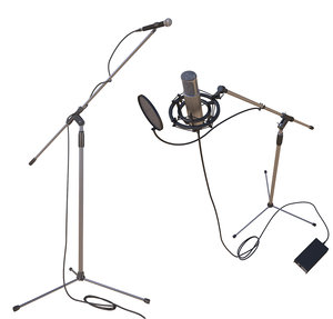 microphone stand condenser 3D model
