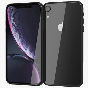 3D realistic apple iphone xr