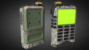 military versatile handheld 3D model