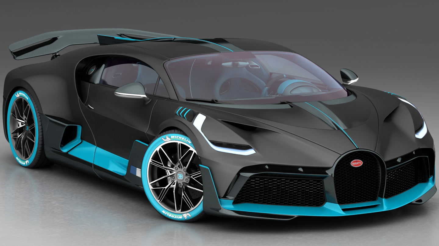 Bugatti Divo 2019 Low Interior
