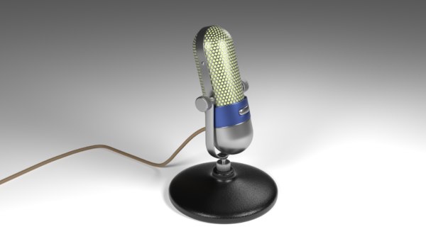 Microphone Blender Models for Download | TurboSquid