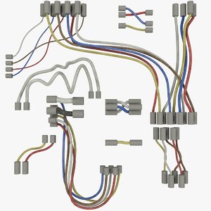 3D model wires set