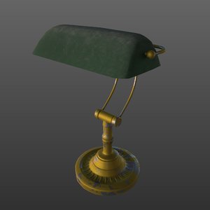 3D old lamp