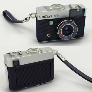 chaika 2m camera lens 3D model