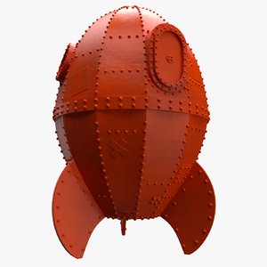 3D rocket s rocketship