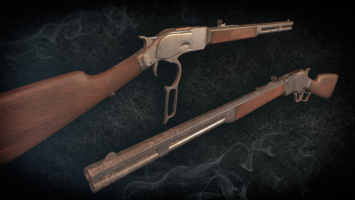 温彻斯特1873年3d模型