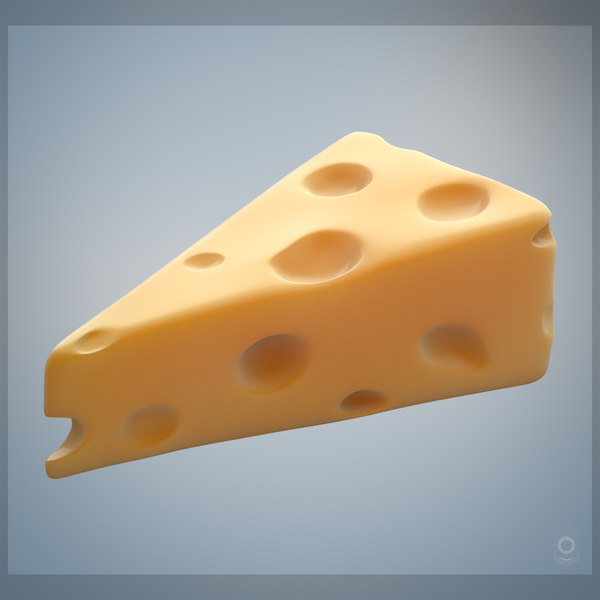 Cheese piece slice 3D model - TurboSquid 1329232.