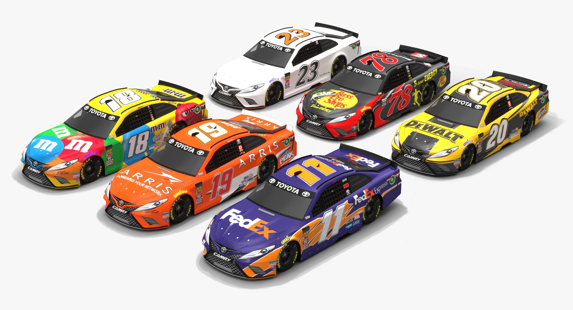 rc nascar body